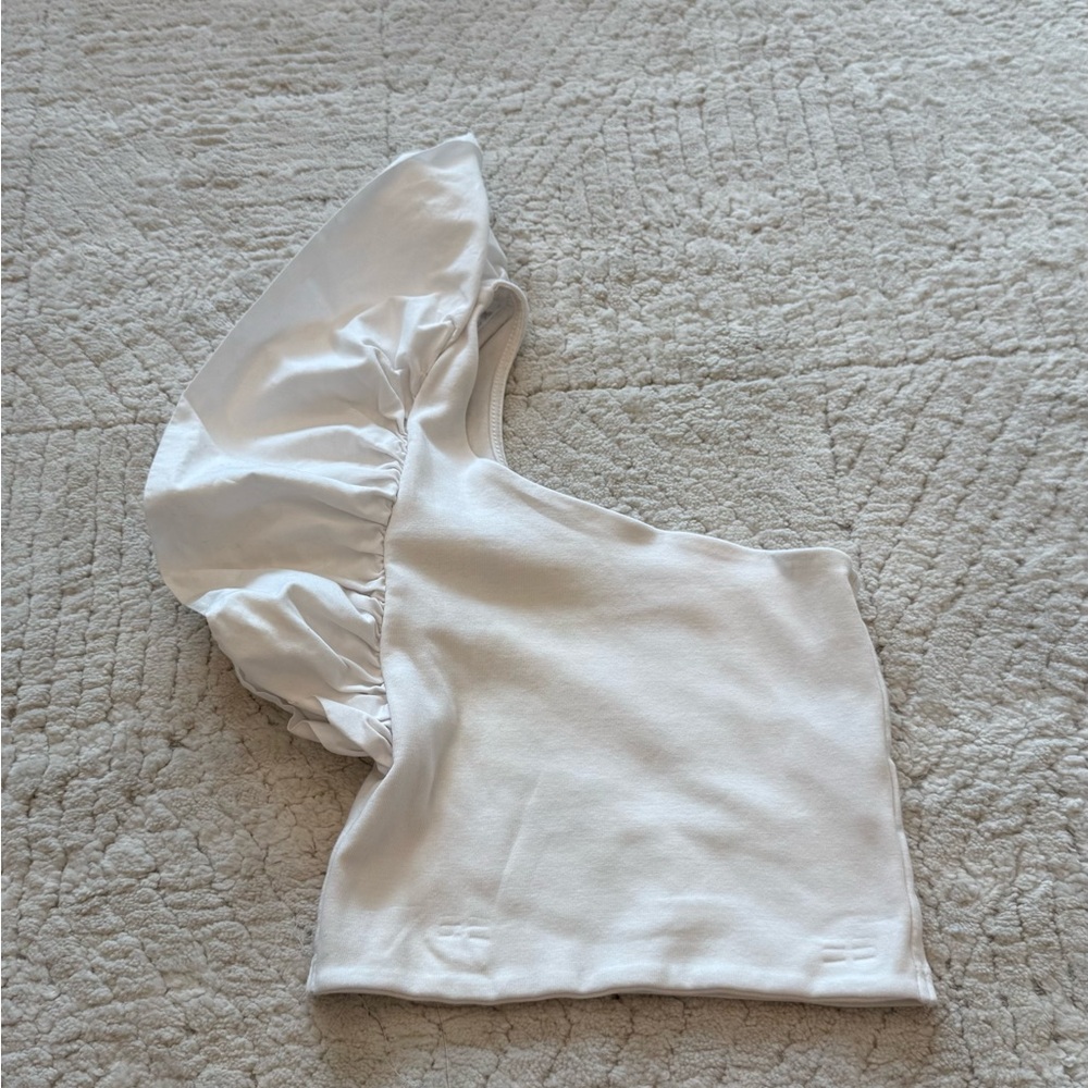 Zara White Elegant Top